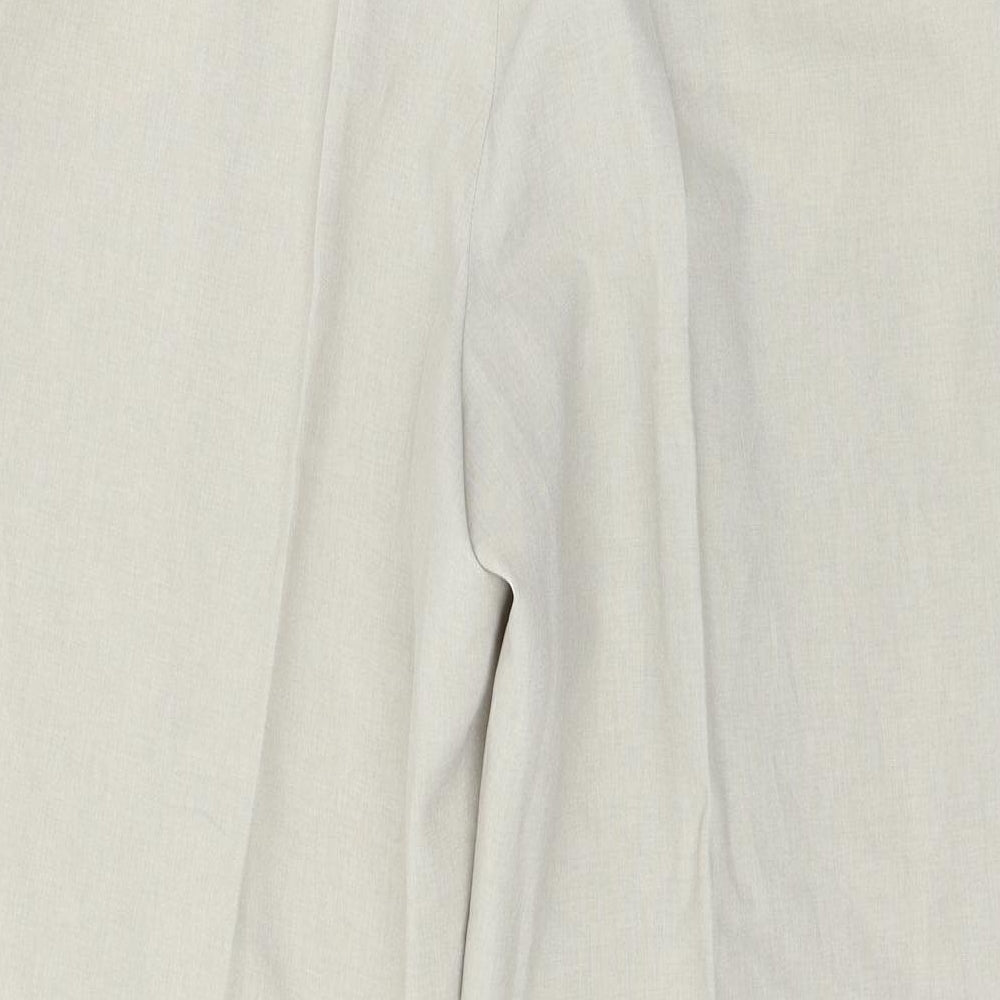 Womens UK Size 18 C&A Regular Fit Beige Trousers