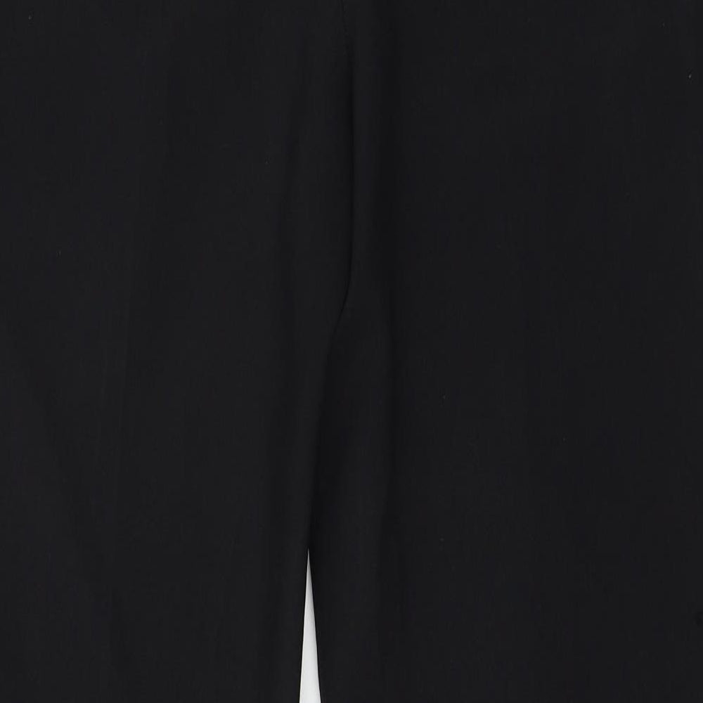 Womens UK Size 12 Atmosphere Regular Fit Black Trousers