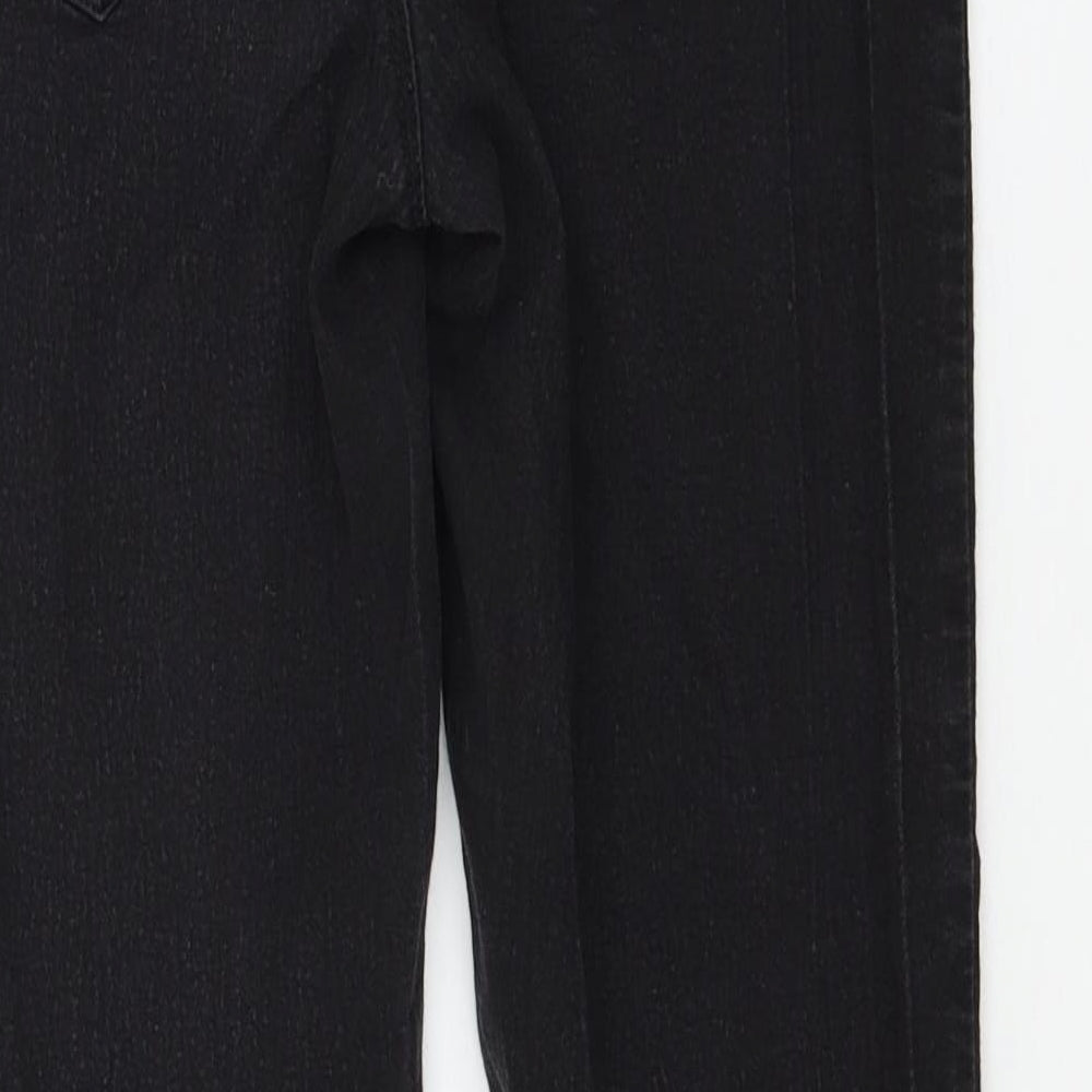 Denim & Co. Womens Grey Denim Jegging Jeans Size 10 L30 in