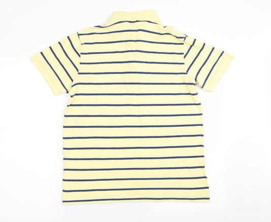 Easy Mens Multicoloured Striped Polo Size M