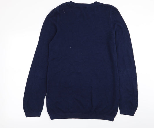 New Look Mens Blue Pullover Jumper Size M