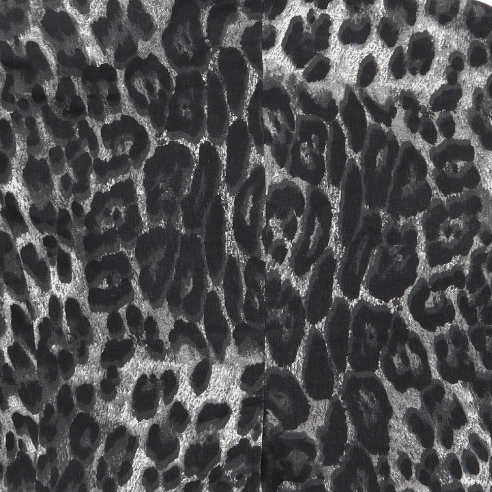 Primark Womens Multicoloured Geometric Overcoat Coat Size 14