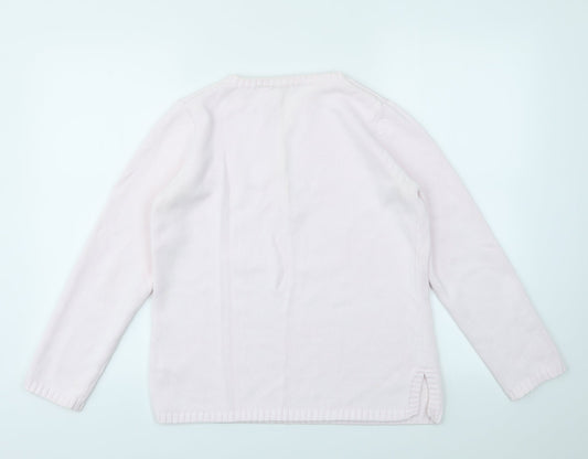 R Womens Pink Pullover Jumper Size 14