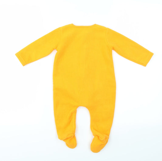 Nutmeg Boys Orange Geometric Babygrow One-Piece Size 3-6 Months