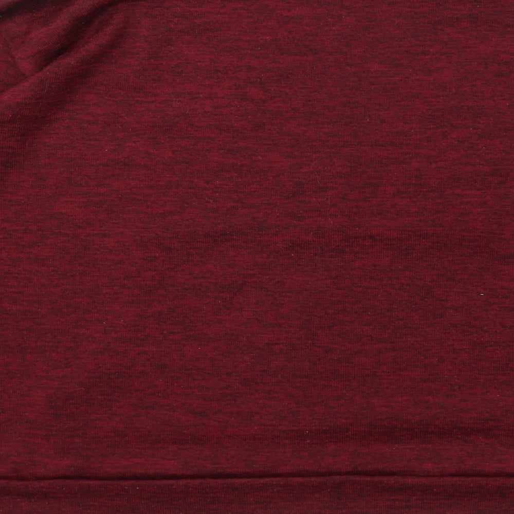 Boohoo Womens Red Pullover Jumper Size L