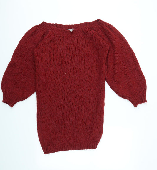 Womens UK Size 10 ASOS Red Pullover Jumper
