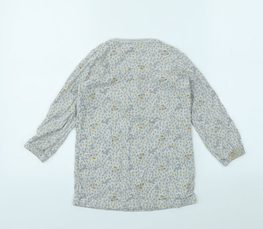 PRETT BATEAU Girls Ivory Floral Fit & Flare Size 6 Years