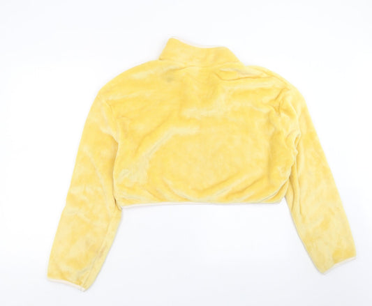 fanjoy.co Womens Yellow Pullover Jumper Size XL - Cropped