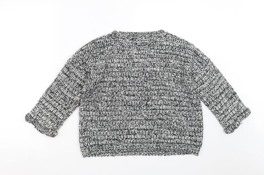 Womens UK Size 8 Topshop Black Pullover Jumper