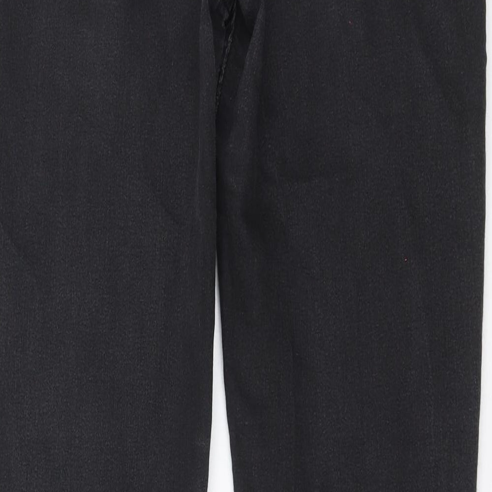 New Look Womens Grey Denim Skinny Jeans Size 14 L29 in