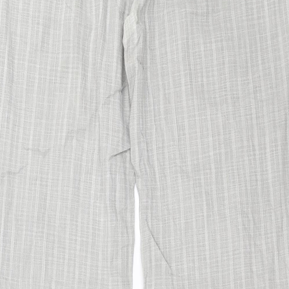 Womens UK Size 34 in Preworn Regular Fit Grey Trousers