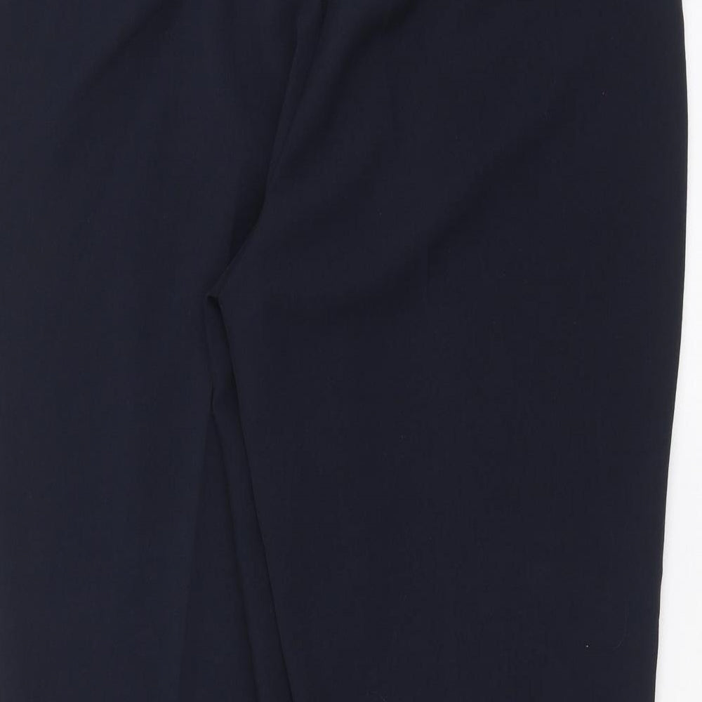 Classic Womens Blue Trousers Size 16 L25 in