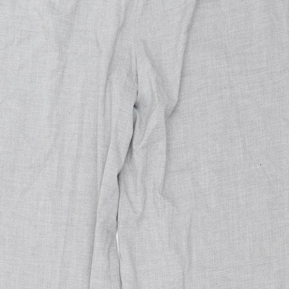 New Look Womens Grey Trousers Size 18 L29 in