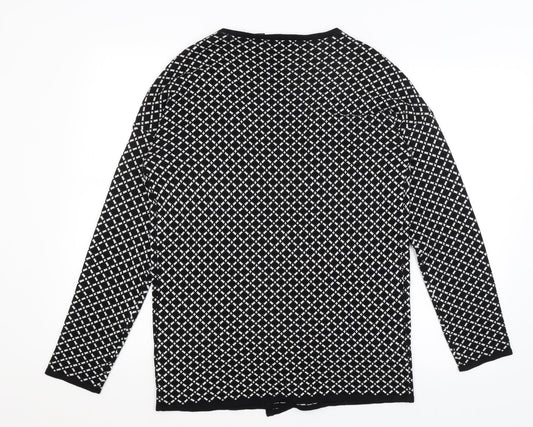 Womens UK Size S ESMARA Black Cardigan Jumper