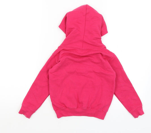 AWD Girls Pink Pullover Hoodie Size 2 Years - Dinosaurs