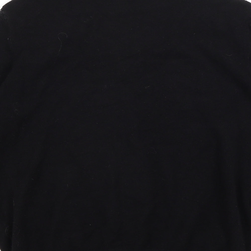 Womens UK Size 14 M&Co Black Cardigan Jumper