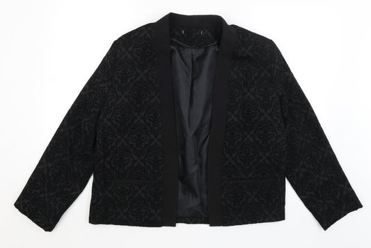 Womens UK Size 16 Atmosphere Regular Black Blazer