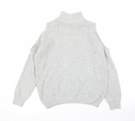 Primark Womens Grey Pullover Jumper Size S