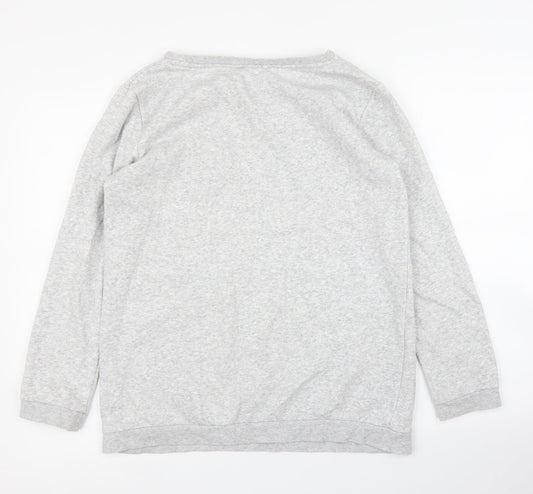 H&M Girls Grey Pullover Jumper Size 14 Years