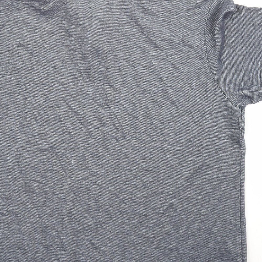 M&S Mens Blue Polo Size L