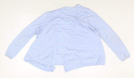 Marks and Spencer Womens Blue Cardigan Jumper Size 14