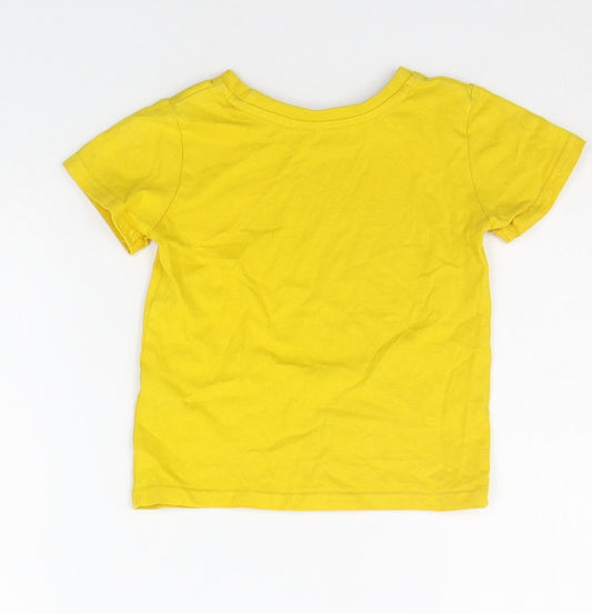 Primark Baby Yellow Basic T-Shirt Size 18-24 Months