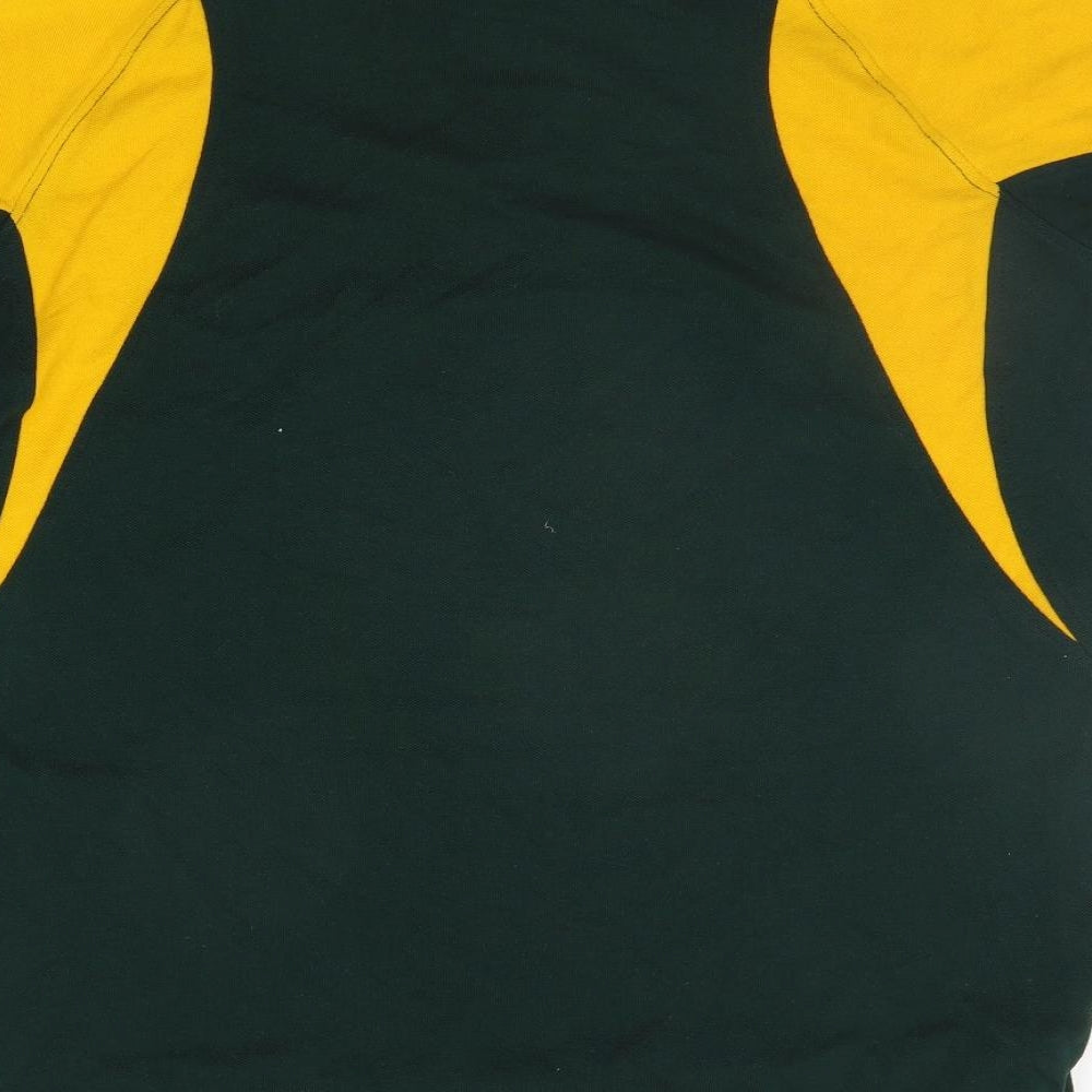 Game Gear Mens Green Houndstooth Polo Size L