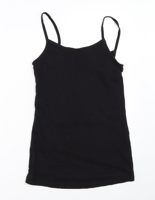 Womens UK Size 6 Select Black Camisole T-Shirt