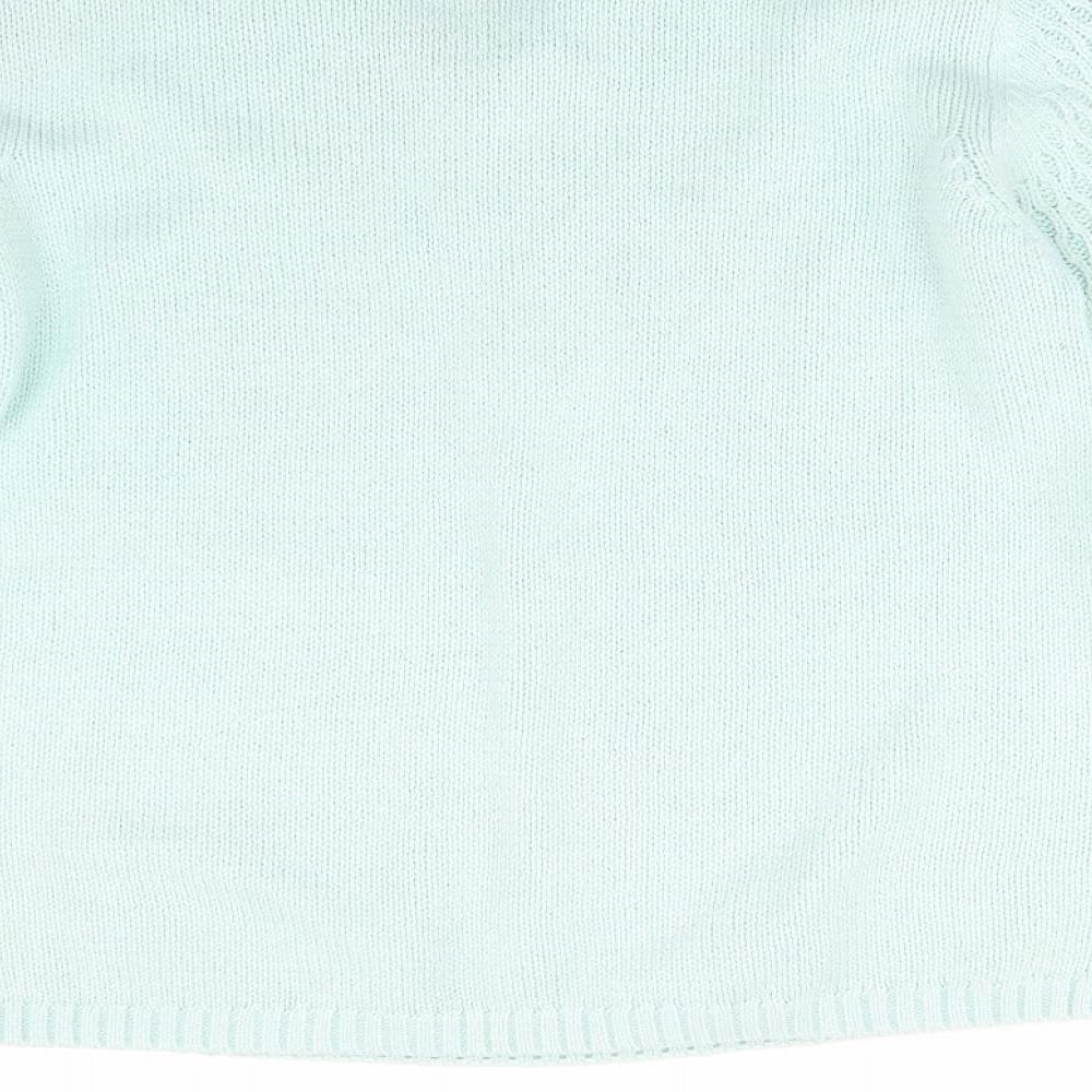Womens UK Size M Isle Green Pullover Jumper
