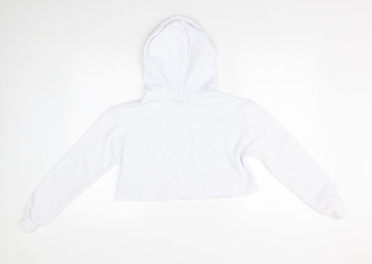 New Look 915 Girls White Pullover Hoodie Size 10-11 Years