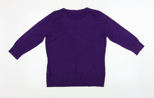 Womens UK Size 12 Marks and Spencer Pink Pullover Jumper
