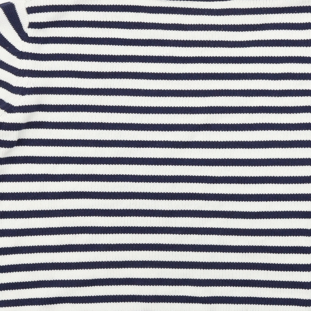 Womens UK Size L Signature White Pullover Jumper