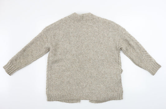 Primark Womens Beige Cardigan Jumper - 2XS