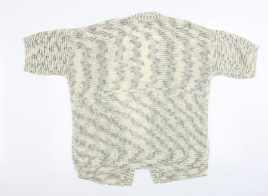 F&F Womens Beige Cardigan Jumper Size 14