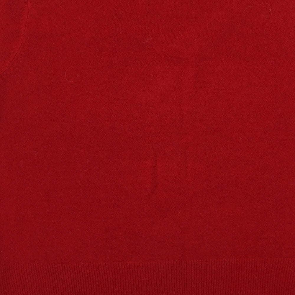 Key West Womens Red Pullover Jumper Size 14