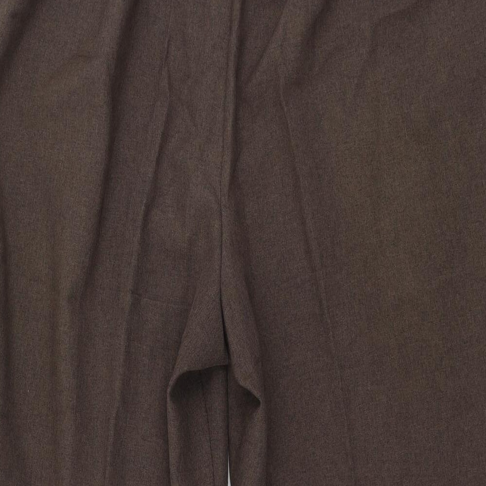 Womens UK Size 20 BM Regular Fit Brown Trousers