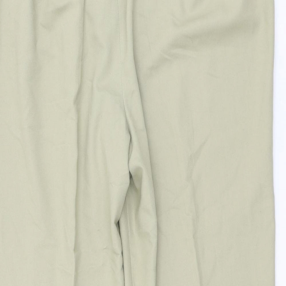 Womens UK Size 20 Preworn Regular Fit Beige Trousers