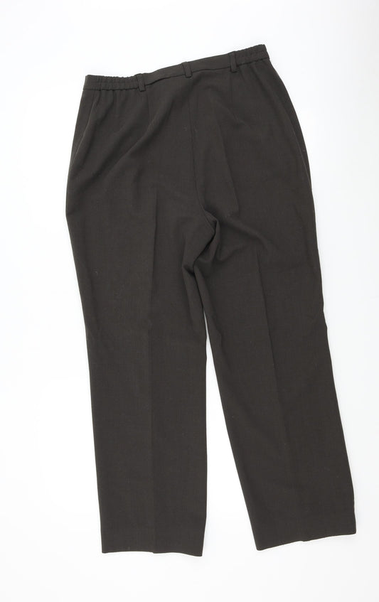 First avenue Womens Brown Trousers Size 31 L28 in