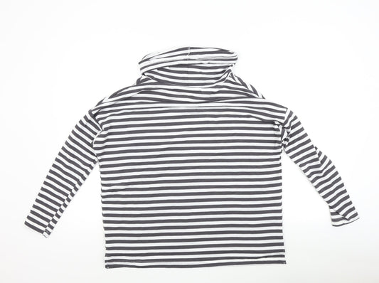 TU Womens Multicoloured Striped Pullover Jumper Size 8