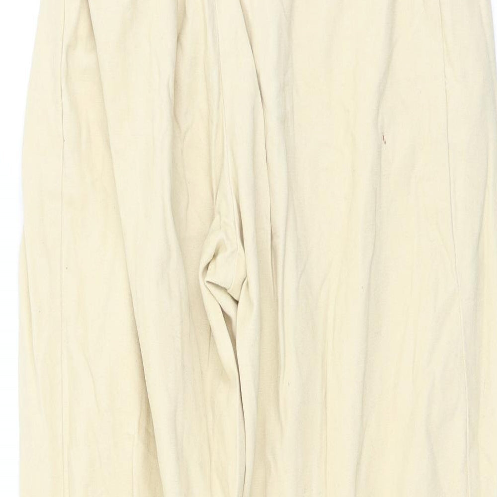 Primark Womens Yellow Trousers Size 4 L26 in