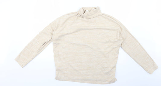 Womens UK Size M H&M Beige Pullover Jumper