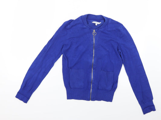 redherring Womens Blue Full Zip Jumper Size 8