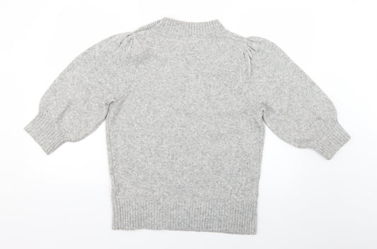 Womens UK Size 10 NEXT Grey Pullover Jumper