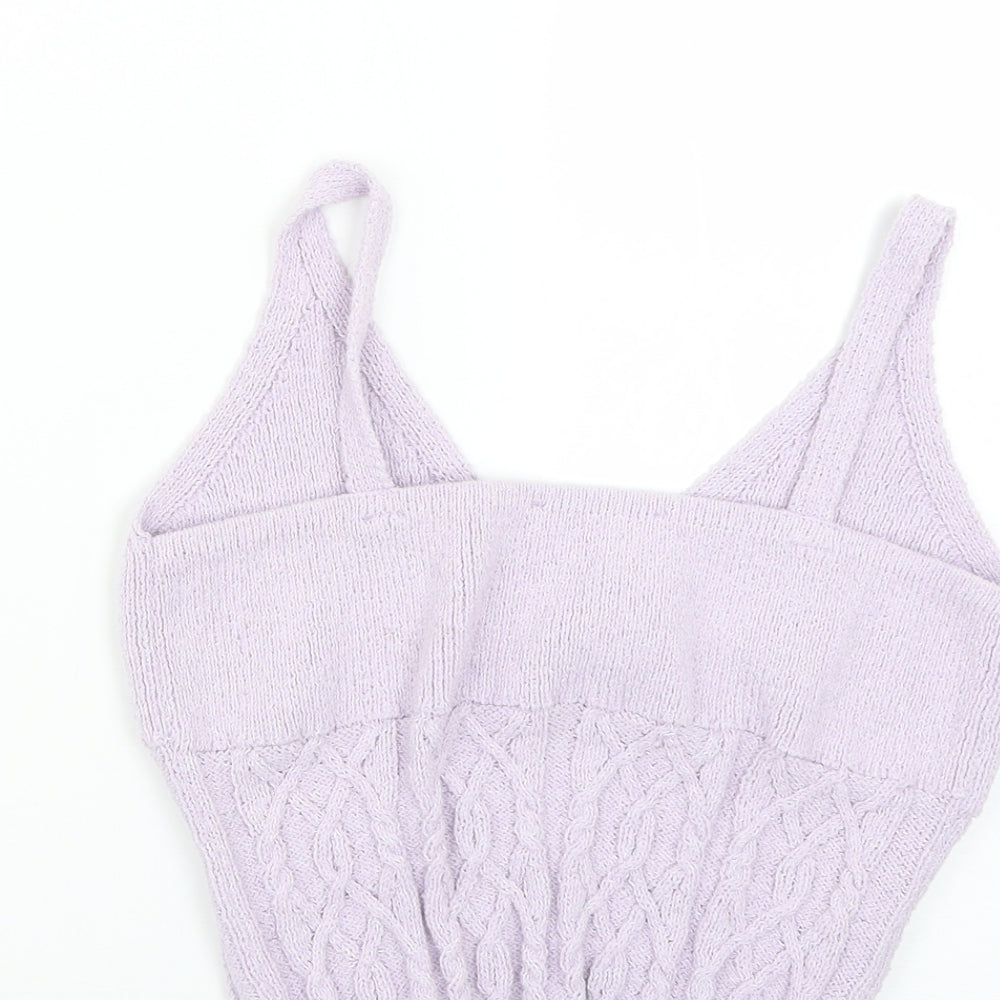 George Womens Purple Basic Blouse Size 12