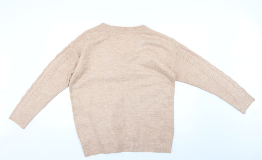 George Womens Pink Pullover Jumper Size M