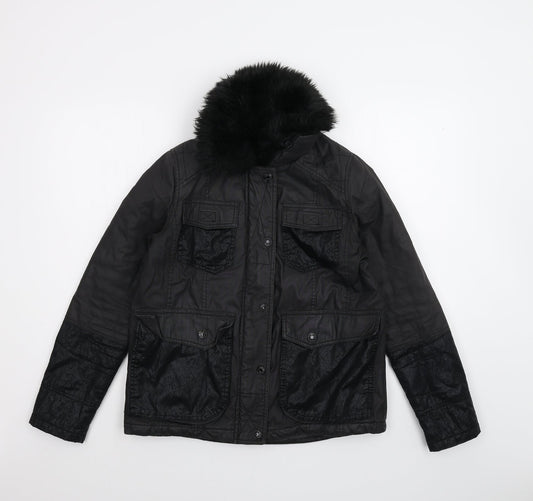 Womens UK Size 8 River Island Black Jacket