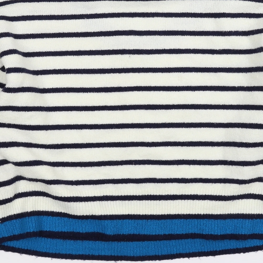 Womens UK Size 8 Topshop White Pullover Jumper