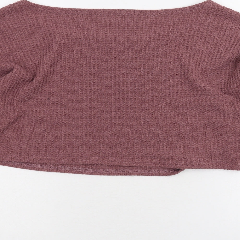 Womens UK Size XL Preworn Pink Pullover Jumper
