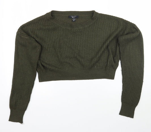 Newlook Girls Green Pullover Jumper Size 14 Years