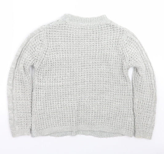 Primark Womens Grey Pullover Jumper Size 8